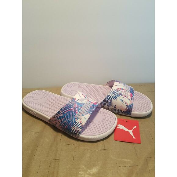 PUMA Women's Cool Cat Island daze Slide‎ Sandals - US 10 - Picture 1 of 6